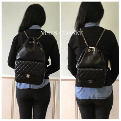 chanel seoul backpack measurements|Chanel Large Backpack In Seoul .